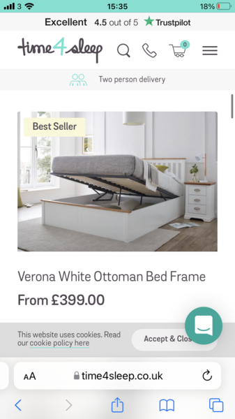 Double Ottoman bed