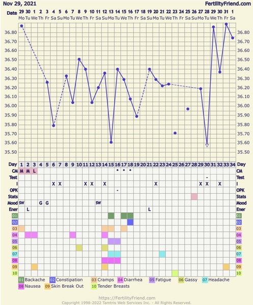 BBT Chart confusion
