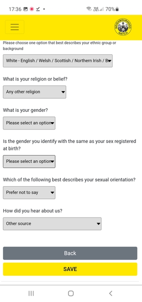 Forms, asking for "gender" not "sex" what can I say?