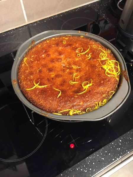 Help! The cake is in the oven.