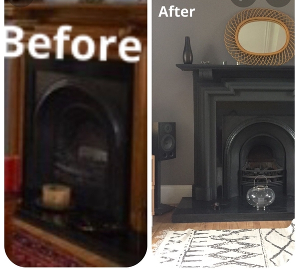 Opinions on my fireplace and what colour to paint it to?