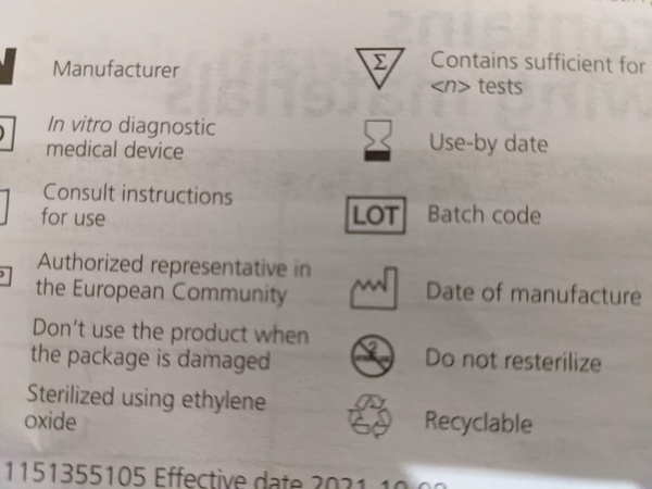 To recycle lateral flow tests?