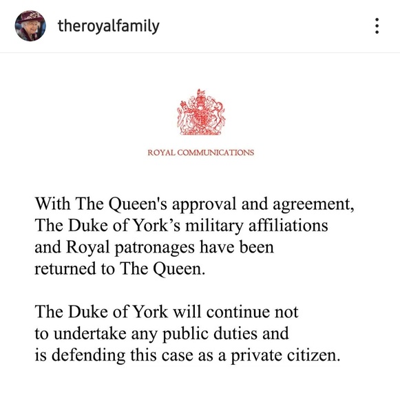 Prince Andrew Thread 3