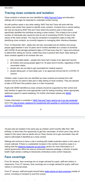 Unvaccinated friend is not self isolating, is a primary school teacher!