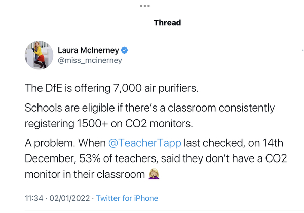 Masks in classrooms secondary