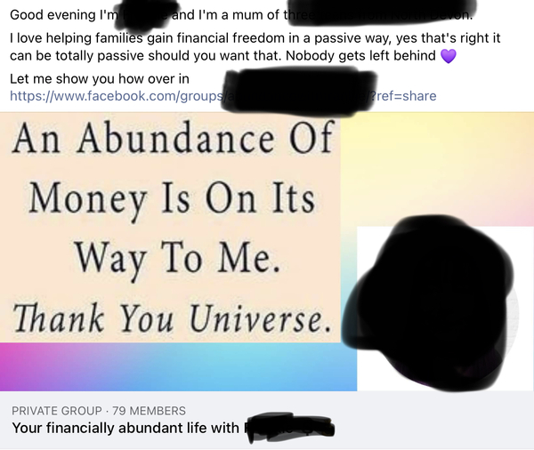 To think this is MLM
