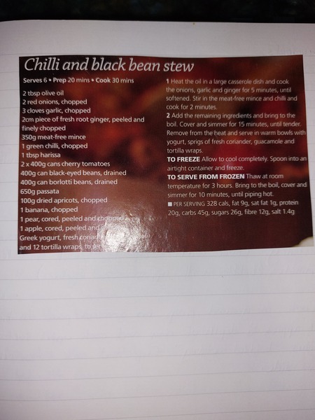Meals for ASD adult on a health kick