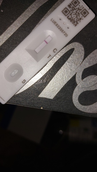 Is this negative? As I think I can see a line.