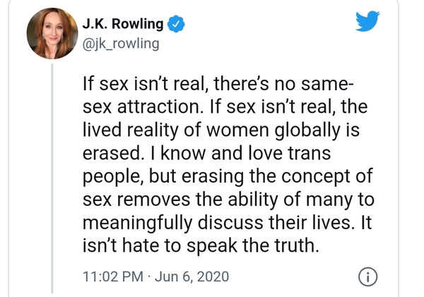 To be saddened, and yet also angry, that the Harry Potter 20th Anniversary Reunion show totally blanked JK Rowling?