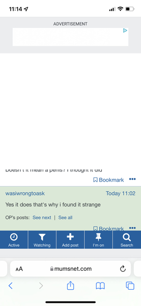 Can't scroll past some adverts