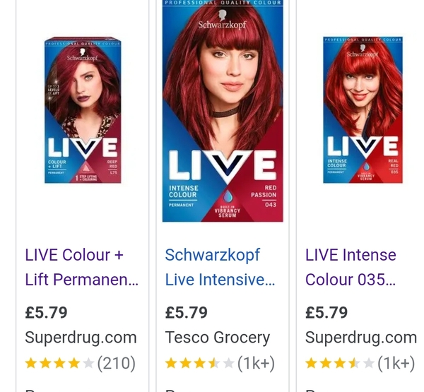 Bright but dark red hair dye - suggestions please!