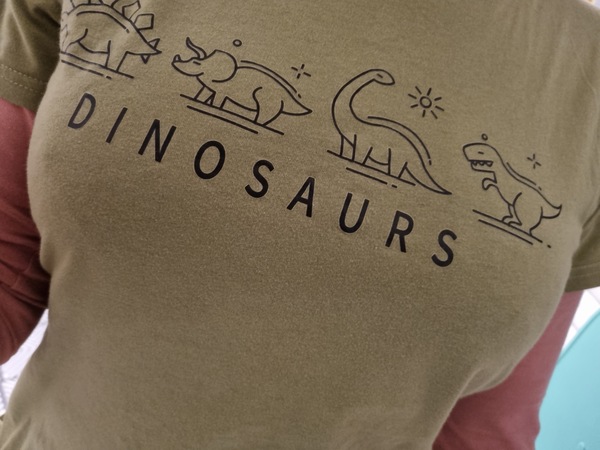 I think someone laughed at my dinosaur jumper