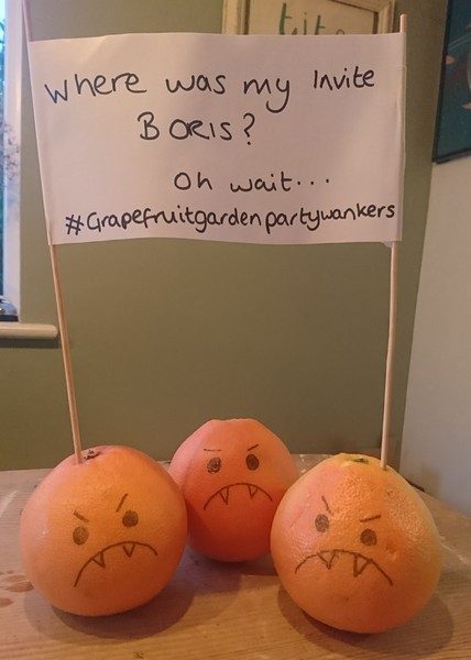 To be fucking angry with a grapefruit?