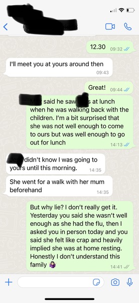 Lying mother and favouritism
