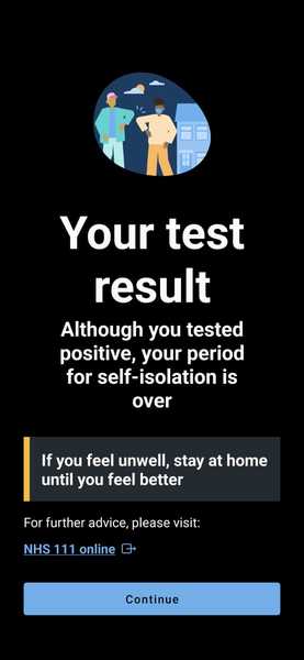 Strange message after pcr!