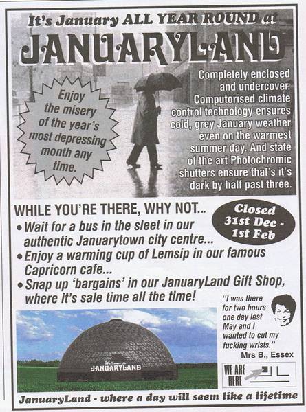 To think January and February are weird months?