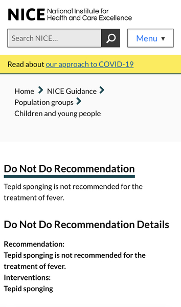 5year old with covid, temp of 40.3