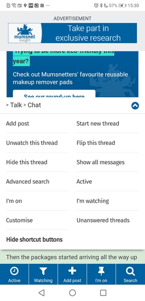 Why can't we have threads on one page?