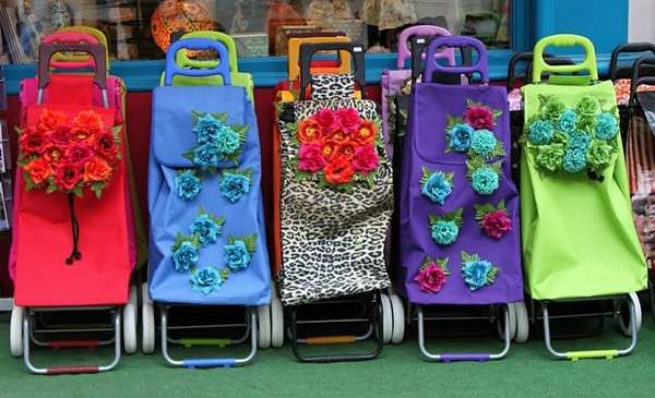 Aibu to be too embarrassed to get a shopping trolley.