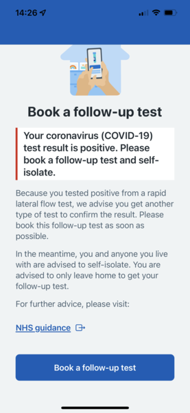 Positive LFT, symptoms but not the top 3