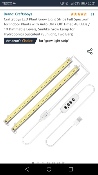 lights to help grow indoor seedlings and herbs