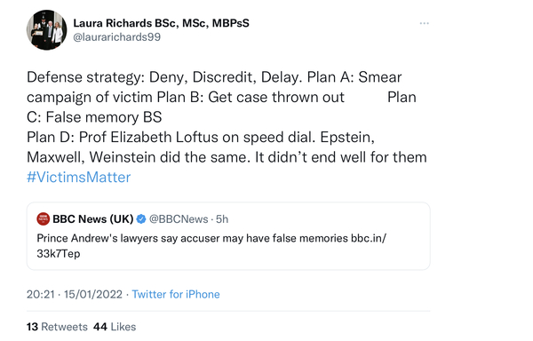 Prince Andrew Thread 3