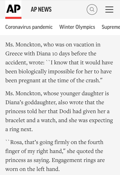 to think the common idea that Diana was murdered is absurd