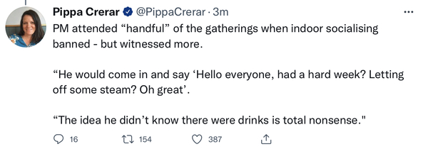 Another fabulous Downing Street Party thread