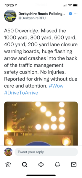 To hate with a raging passion those flashing cycle lights