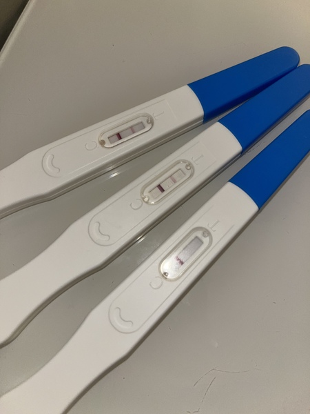 Positive pregnancy test after the time frame