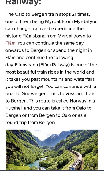 Oslo / Bergen