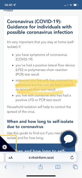 Should I be isolating?