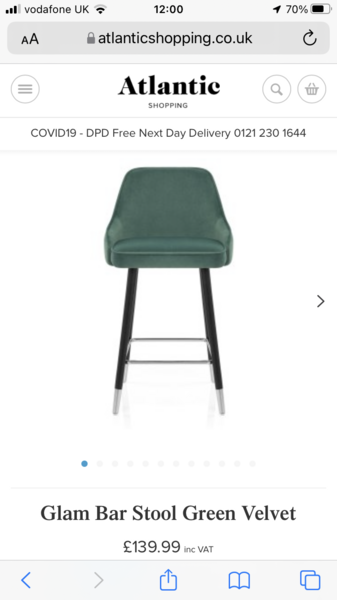 bar stools on an island
