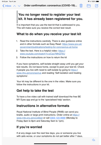 My postal PCR test came but... Its not a PCR test 🙄