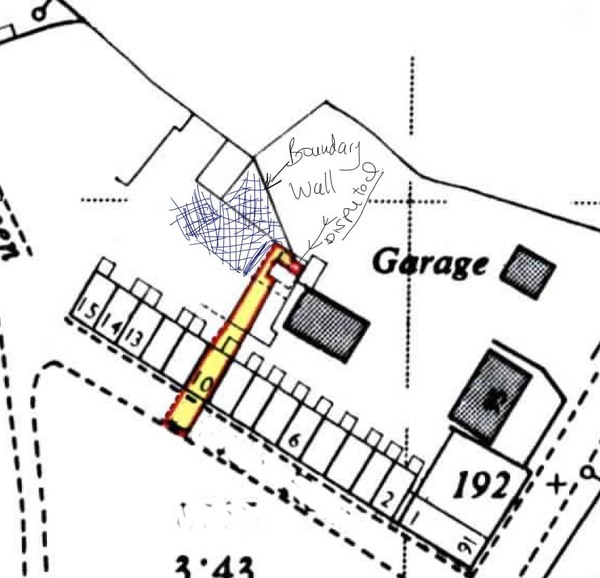 We are having a property dispute. Land registry not much help.  PIC