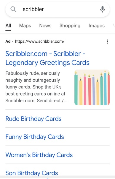 To think this card is grim and not appropriate in a shop where children can see it?
