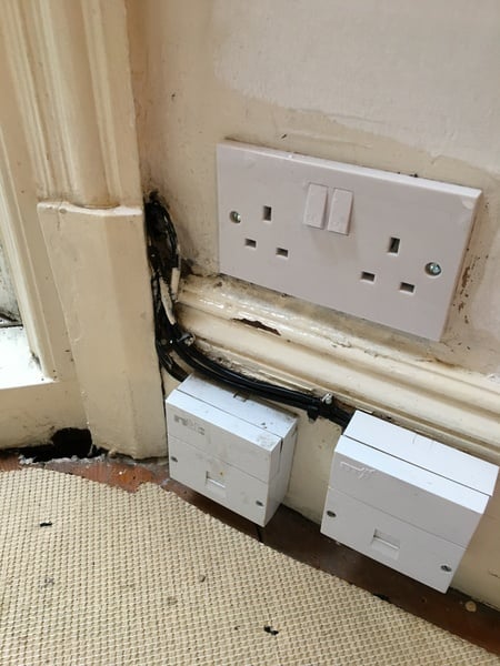 Sockets in awkward places - solution?
