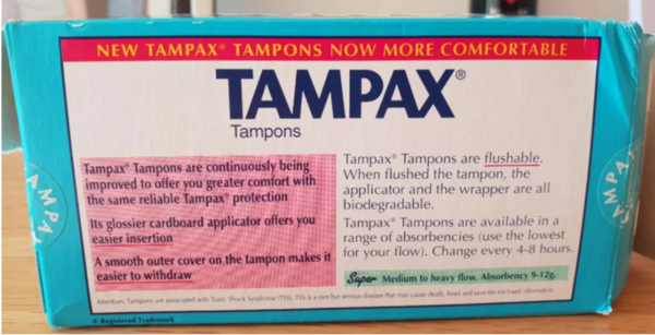 TAMPONS ARE *NOT* FLUSHABLE