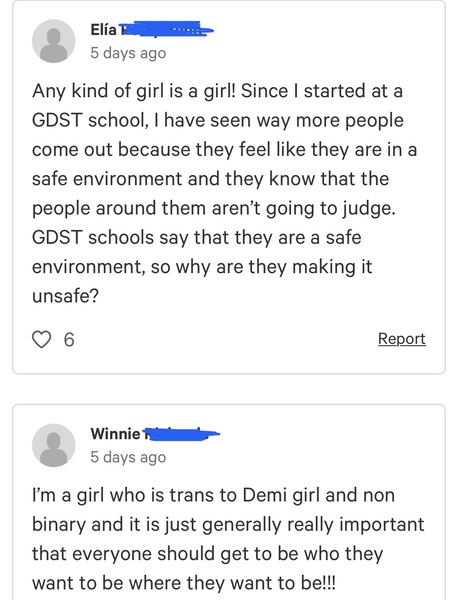 GDST schools announce trans policy