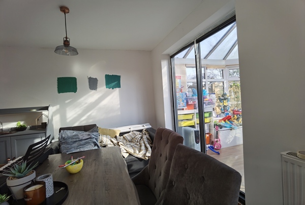Please vote quickly which paint goes better with these curtains pls