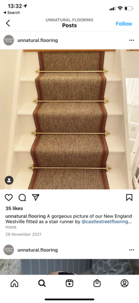 Hate new stair carpet