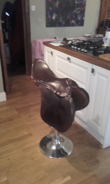bar stools on an island