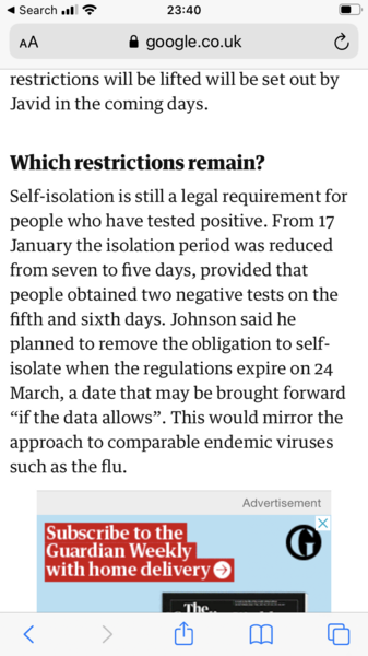 Anyone else done now?