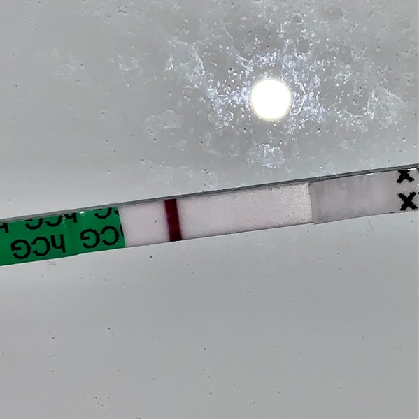 Vvv faint line 8dpo, can you see it??