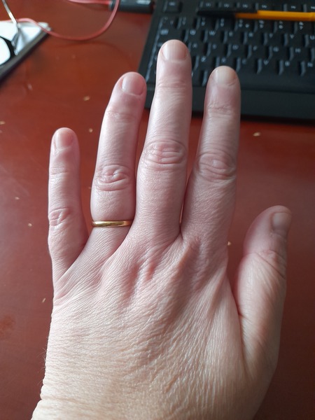 Look at my old hands ☹