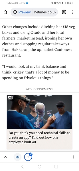 Seriously? This is The Times idea of an average family being squeezed for cash?