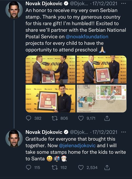 Who is being U, Australia or Novak Djokovic?