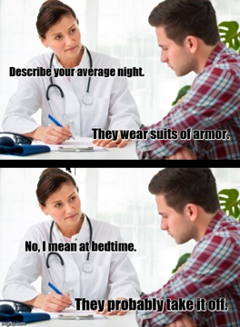 To ask what you’re doing awake post-midnight?