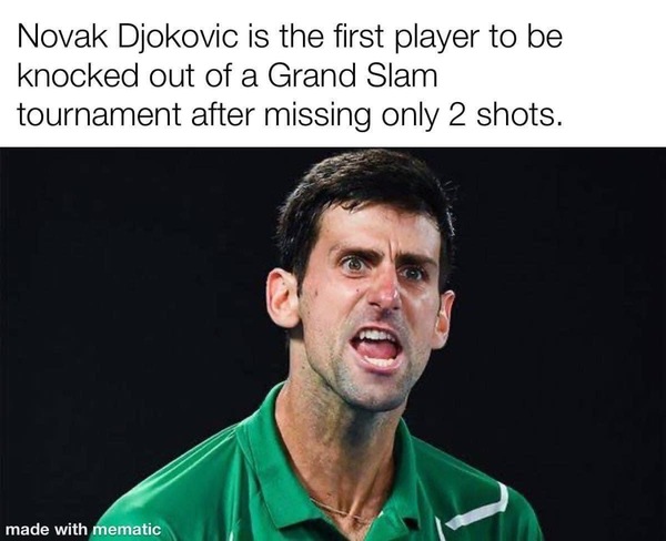 Who is being U, Australia or Novak Djokovic?