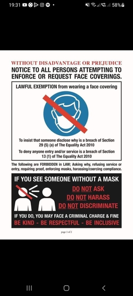 Mask and panic attacks/ sensory overload